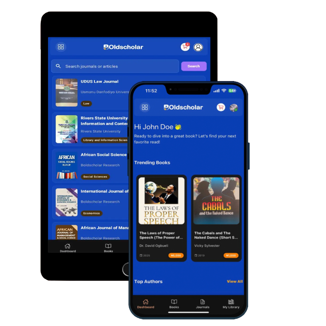 Boldscholar App Screens